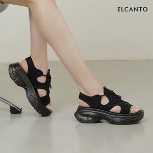 엘칸토 마쯔 여성 네오프렌 스포티 캐주얼 샌들 5.5cm LCWW92M526