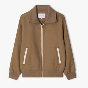 리버클래시 25S/S 다크베이지 오버핏 바시티 점퍼 LLS22513