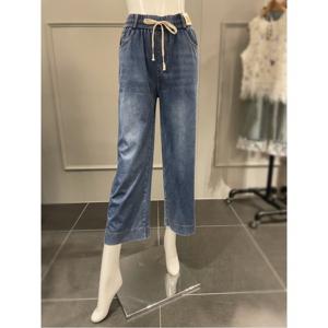 르니앤맥코이 허리밴딩 데님 와이드 진 (MM09SD300HJY)