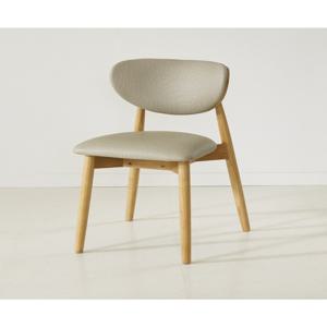 데코라인 라운지 고무나무 원목 식탁의자 방문설치