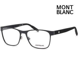 몽블랑 안경테 MB0067O 004 남자 명품 패션 블랙 사각 메탈테 빅사이즈