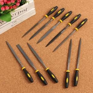 연마봉 옐로우툴 야스리 쇠줄 10종세트 반달 평면