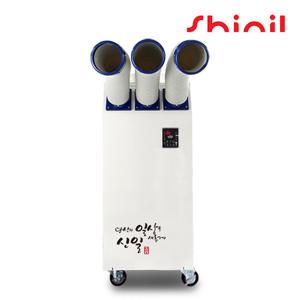 신일 국산 3구 자바라 대형 이동식에어컨 SMA-C7200WN / 실외기없는 공장형 공업용 업소용 산업용 창고