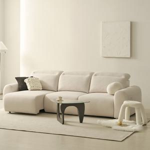 제이픽스 페블 2세대 이지클린 패브릭 무빙 슬라이딩 리클라이너 슬라이드 4인 모션 소파