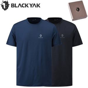 블랙야크 남여공용 라운드 더블 반팔티 2팩 여름 반팔티셔츠 1BYRTXU902