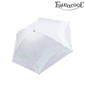 (PF-1E3P521PI) 글로시 리버 레이스 3단 우양산 핑크