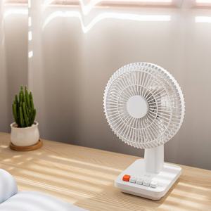 지니큐 FN-850M 레트로 탁상용 무선 선풍기