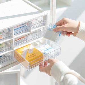 창신리빙 프랑코 시스템 다용도 약 잡화 보관 멀티박스 7칸 혼합형