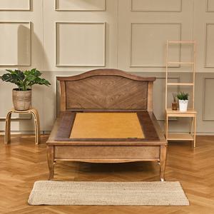 [흙침대]구들장건강 원목침대 해솔SS 슈퍼싱글 황토흙 온열침대+협탁증정