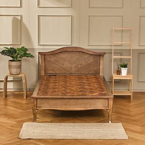 [흙침대]구들장건강 원목침대 해솔SS 슈퍼싱글 황토숯볼 온열침대+협탁증정