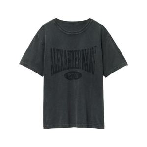 25 FW 알렉산더왕 로고 프린트 코튼 티셔츠 4CC2251542020A TP438653932