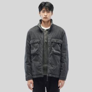 [시리즈(series)]피그워싱 면패딩 점퍼 SAUAW24021GYX