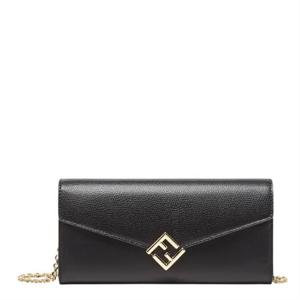 펜디 FF 다이아몬드 체인 장지갑 8M0365ALV4F0KUR_B