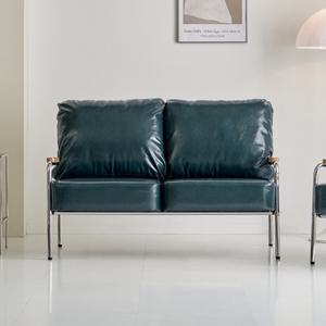 파로마 네오 피카 2인 소파 실버 프레임 NES1549