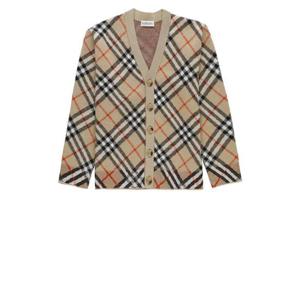주니어 버버리 가디건 8104300 KG5 GRAHAM CHECKB9368 Beige