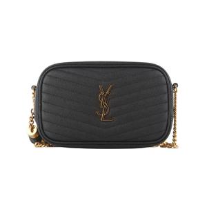 (명품) 생로랑 612579 캐비어 루 미니 금장 크로