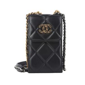 (명품) 샤넬 AP1773 19 램스킨 체인 폰 홀더