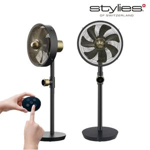스타일리스 BLDC 메탈 스탠드 선풍기 URANUS / 리모컨 저소음 가정용 카페 사무실 추천
