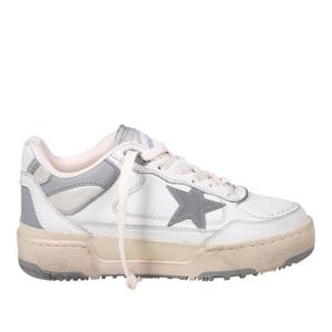 골든구스 그레이 스타 디테일 레이스업 로우탑 스니커즈 GWF006