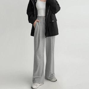 [에이와비] [150.160ver] 핀턱와이드트레이닝팬츠 -키작녀/기장선택/2color