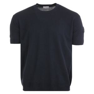 25SS 9C00011 M6329 742 몽클레어 실크 코튼 니트 반팔티