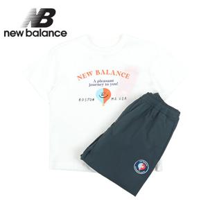 뉴발란스 키즈 알라딘 바지 세트(NK9YD2403U-10)_화이트