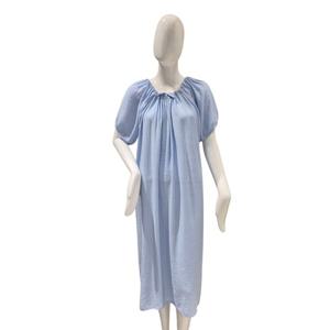 [파파야]리본 넥 롱 블라우스(PNPROOP045B)