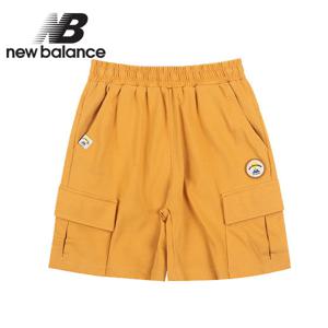 뉴발란스 키즈 다이마루 아웃포켓 반바지(NK9VD2401U-BM)_다크 옐로우