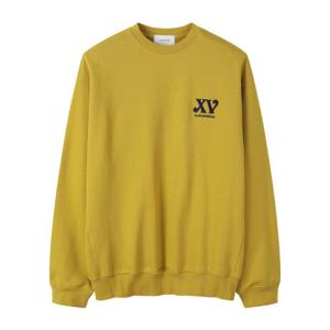 [커스텀멜로우]옐로우 컨셉 플래그 스웨트셔츠 CWTAW24711YEX