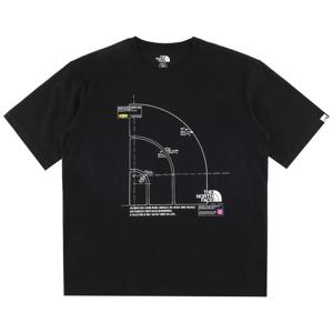 노스페이스화이트라벨 돔 로고 반팔 라운드티셔츠 NT7UR11J