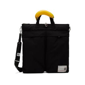 25 FW 메종미하라야스히로 남성 블랙 토이 바나나 핸들 헬멧 메신저백 251551M170001