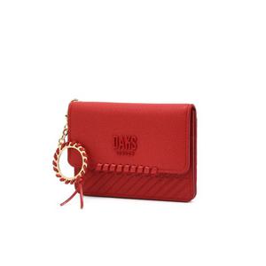 [닥스ACC] [선물포장/쇼핑백동봉][HOUSE CHECK] 레드 로고배색 소가죽 카드지갑 DCHO5E182