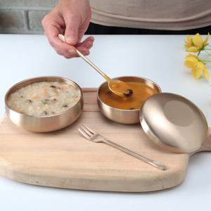 수타미 방짜유기 놋봄 1인 어린이 반상기 포크세트 5P