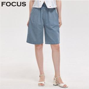 [포커스]포커스 6부 데님 밴딩 팬츠_VF5M1PT7271