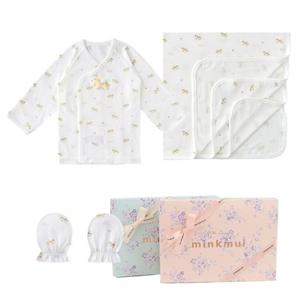 [밍크뮤]SC선물포장(화이트)드림코니 리오셀배내저고리+손싸개+속싸보SET(B5A7000002)2025FW 출산선물 A