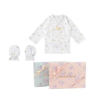 [밍크뮤]SC선물포장(화이트)드림코니 리오셀배내저고리+손싸개SET(A5A7000002)2025FW 출산선물 A