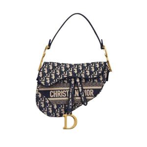 디올 새들백 블루 디올 오블리크 자카드 M0446CRIW-M928