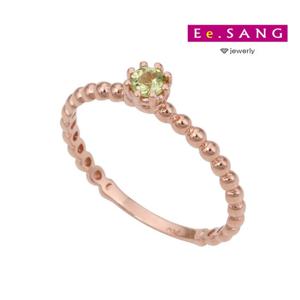 14k 8월  탄생석 천연 페리도트반지 14k반지