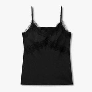 보브  (7115260203) 새틴 레이스 캐미 블라우스