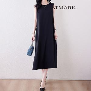 ATMARK 뒷트임버튼슬리브리스원피스_AA53OP033G