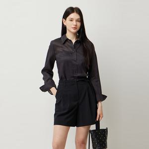 [시슬리] 테리 린넨 셔츠_SAWS44531GR