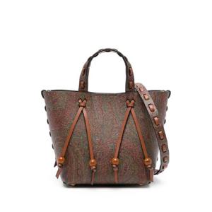 25 FW 에트로 페이즐리 프린트 토트 백 WP1D0043AE246 TP438847198