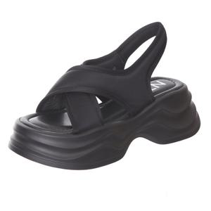 소다 글로벌 슈스파 여성 캐주얼 키높이 샌들 CRD50009 (블랙)