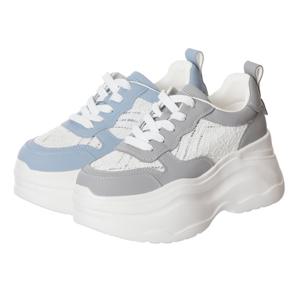 소다 글로벌 슈스파 여성 발편한쿠션 키높이 스니커즈 CRS50041 (블루,그레이)