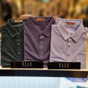 [엘르옴므]PBEHL2226_MIXELL소재 반팔티셔츠