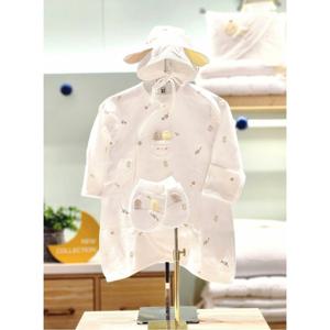 압소바 HK(3종)네이처 오가닉 배냇가운 모자 손싸개세트(25년가을신상) (A2C10125H)