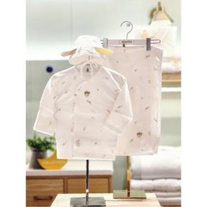 압소바 HK(신생아선물3종)네이처오가닉 배냇저고리 모자 속싸개세트(25년가을) (A2C10105J)