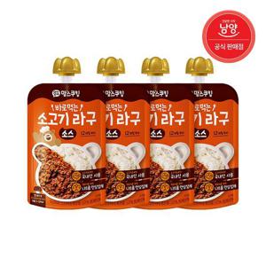 [남양유업]아이꼬야맘스쿠킹바로먹는소고기라구소스파우치100g(4입)