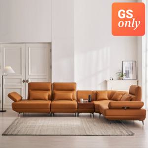 [리뷰이벤트]일마레하우스 노드 5인용 홈바 코너형 스윙 가죽 소파