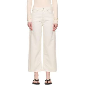 25 FW 에이골디 여성 화이트 렌 데님 진 252214F069062